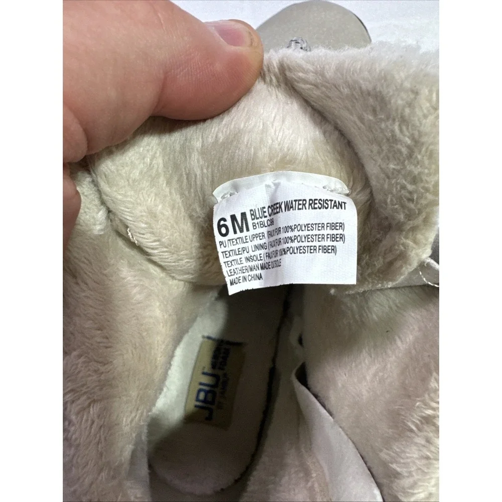 JBU by Jambu Womens Size 6M Water Resistant Faux Fur Winter Ankle Boots